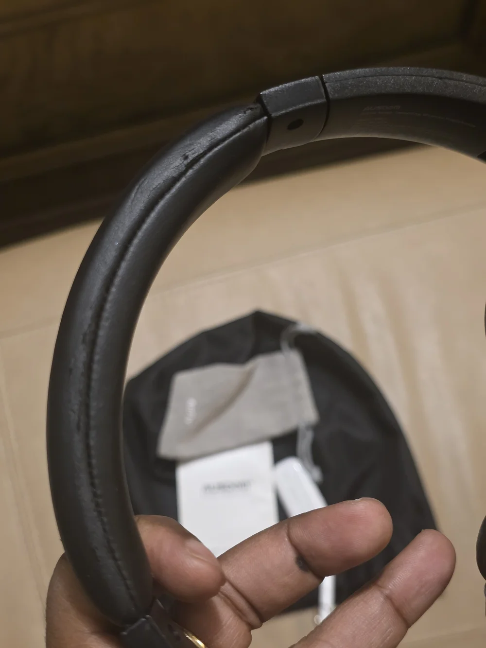 Wireless Over-Ear Bluetooth Noise Canceling Headphones - Black Model Anc1
